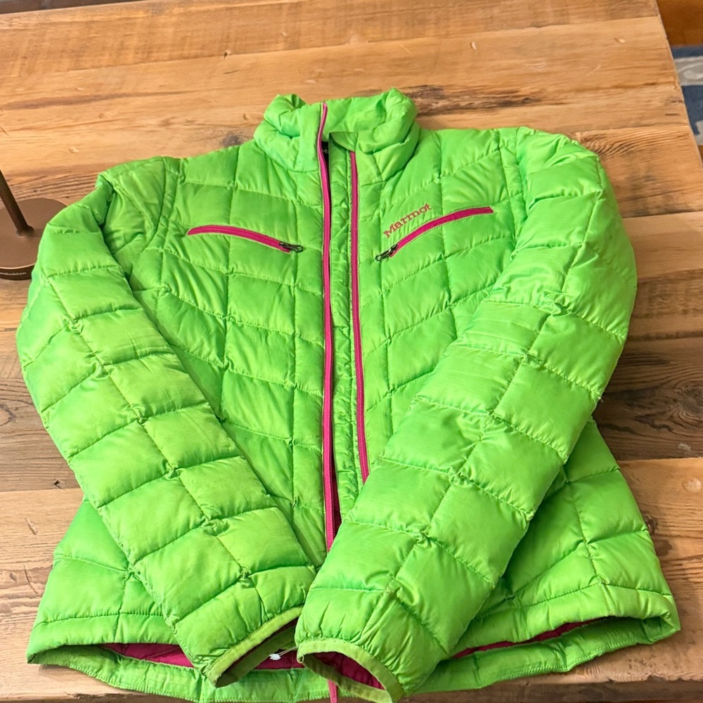 Marmot Women’s Green Puffer Jacket